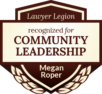 lawyer legion | recognized for Community Leadership | Megan Roper