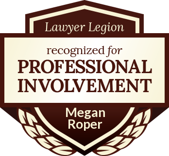 lawyer legion | recognized for professional involvement | Megan Roper